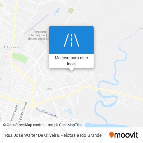 Rua José Walter De Oliveira mapa