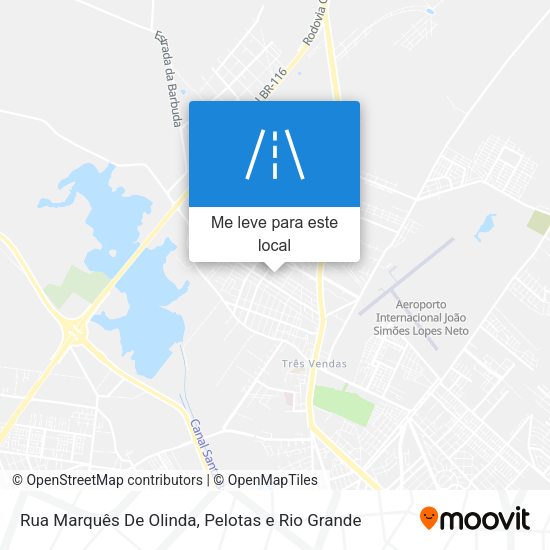Rua Marquês De Olinda mapa
