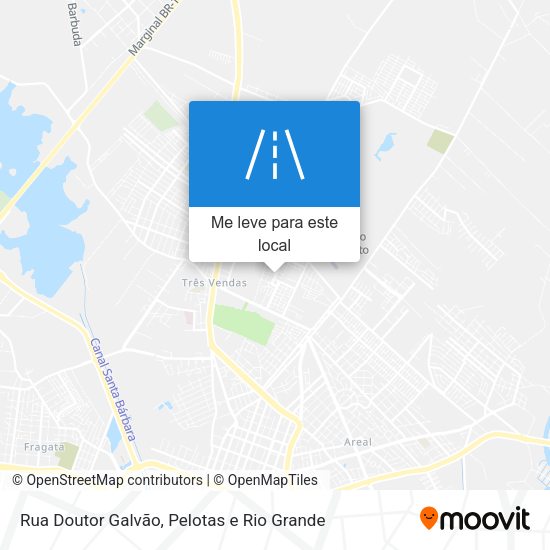 Rua Doutor Galvão mapa