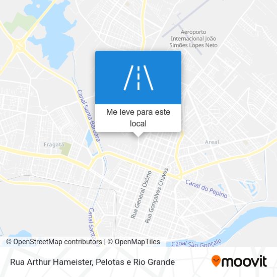 Rua Arthur Hameister mapa