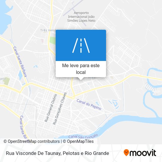 Rua Visconde De Taunay mapa