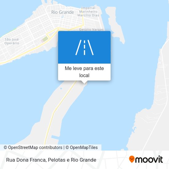 Rua Dona Franca mapa