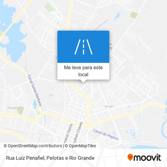 Rua Luiz Penafiel mapa