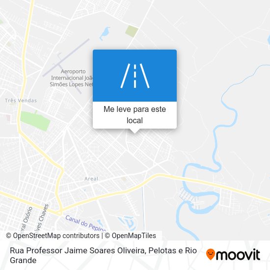 Rua Professor Jaime Soares Oliveira mapa