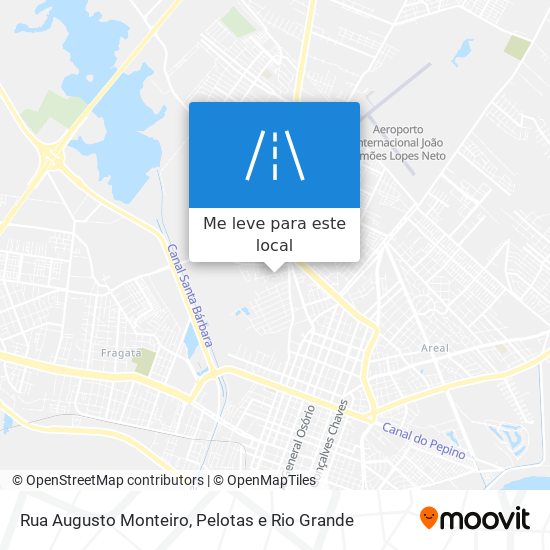 Rua Augusto Monteiro mapa