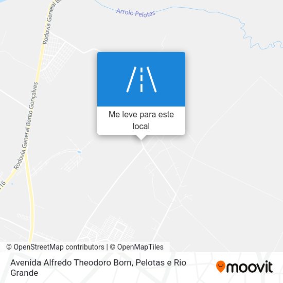 Avenida Alfredo Theodoro Born mapa