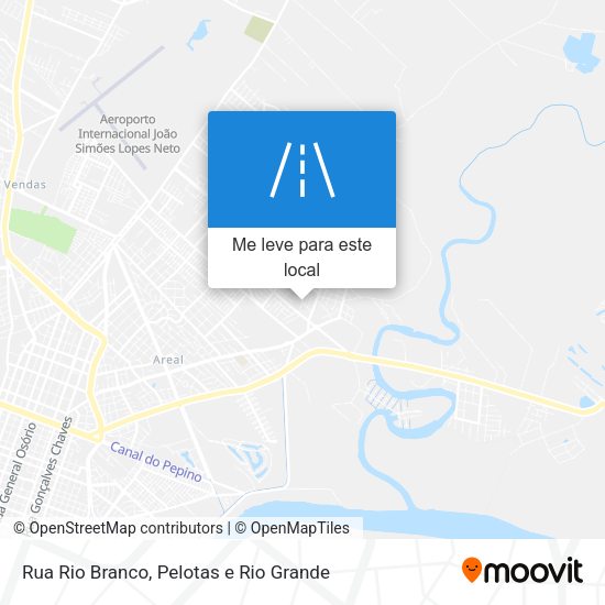 Rua Rio Branco mapa