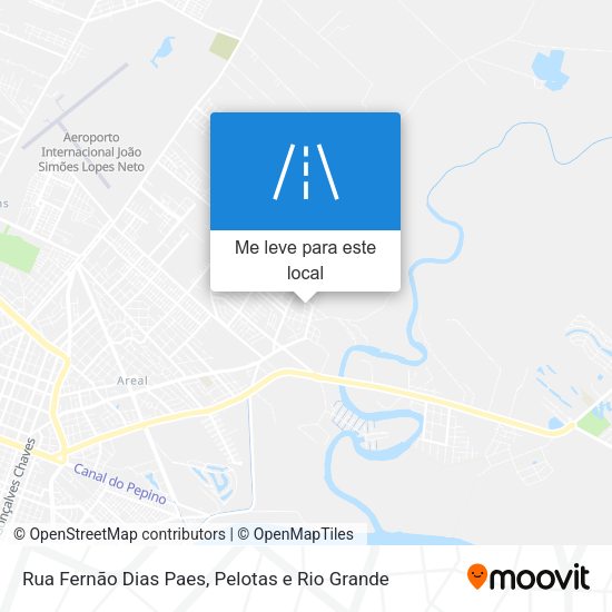 Rua Fernão Dias Paes mapa
