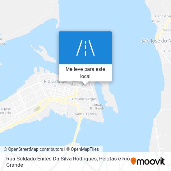 Rua Soldado Enites Da Silva Rodrigues mapa