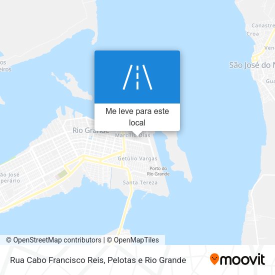 Rua Cabo Francisco Reis mapa