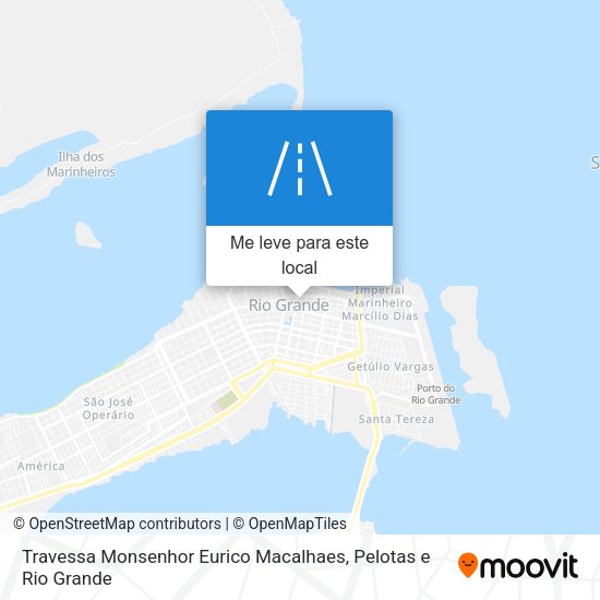 Travessa Monsenhor Eurico Macalhaes mapa