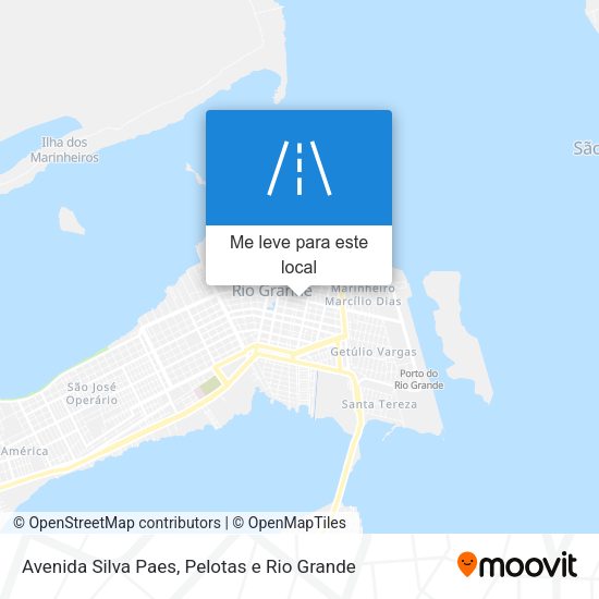 Avenida Silva Paes mapa
