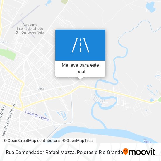 Rua Comendador Rafael Mazza mapa