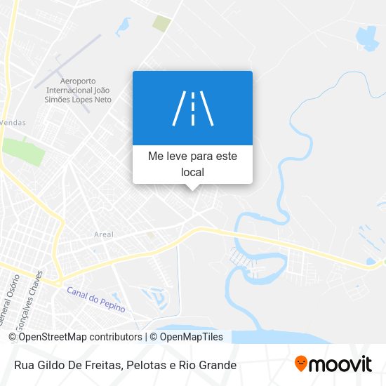 Rua Gildo De Freitas mapa