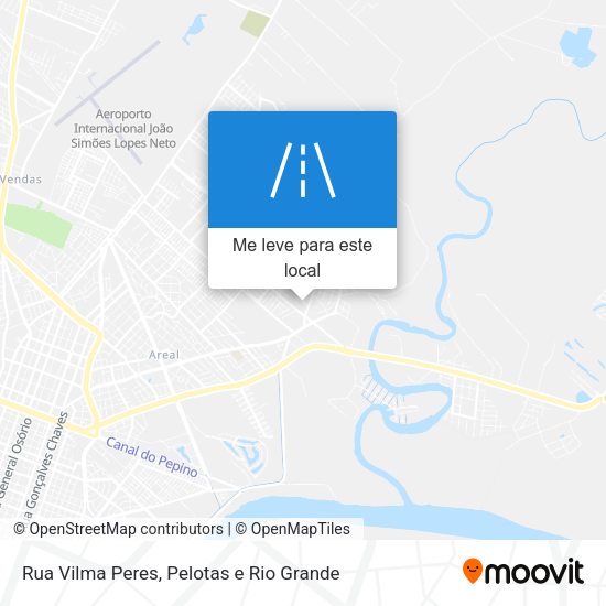 Rua Vilma Peres mapa