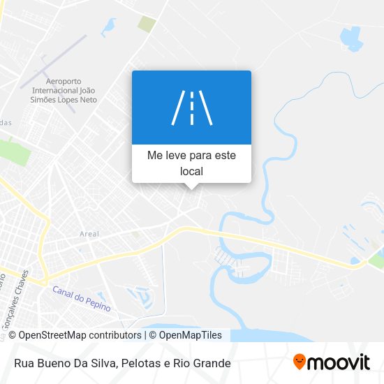 Rua Bueno Da Silva mapa