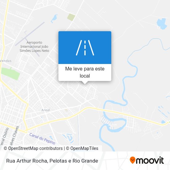 Rua Arthur Rocha mapa