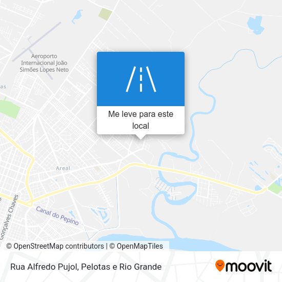 Rua Alfredo Pujol mapa