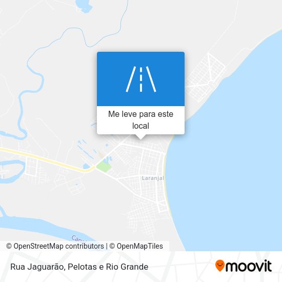 Rua Jaguarão mapa