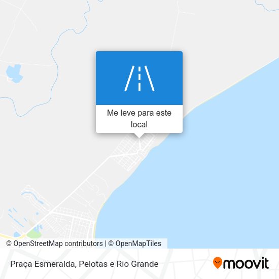 Praça Esmeralda mapa