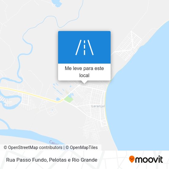 Rua Passo Fundo mapa