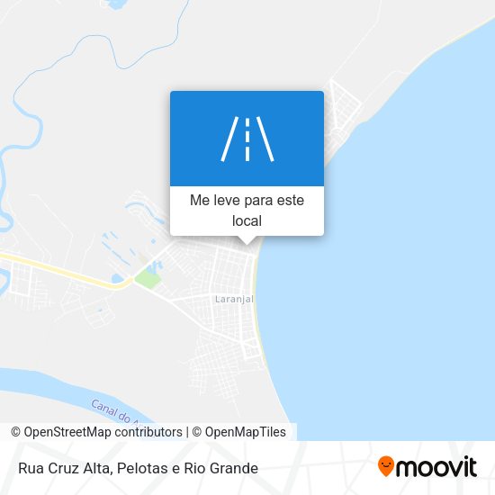 Rua Cruz Alta mapa