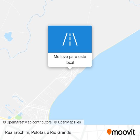 Rua Erechim mapa