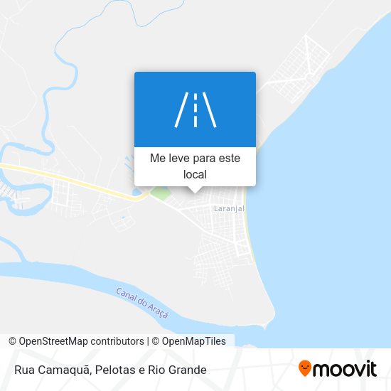 Rua Camaquã mapa