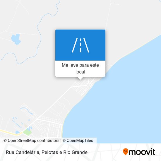 Rua Candelária mapa