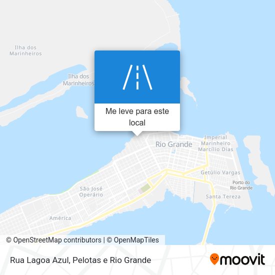 Rua Lagoa Azul mapa