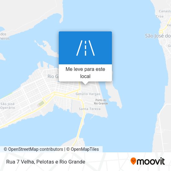 Rua 7 Velha mapa