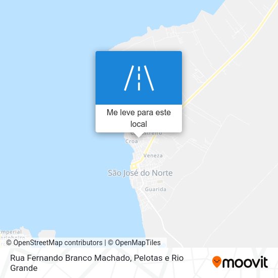 Rua Fernando Branco Machado mapa