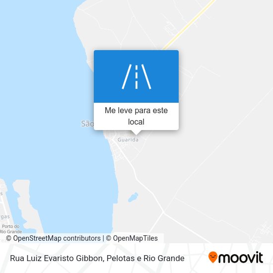 Rua Luiz Evaristo Gibbon mapa