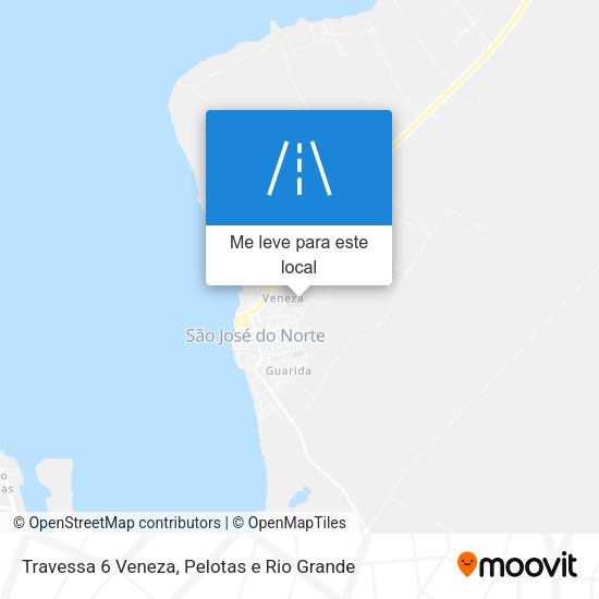Travessa 6 Veneza mapa