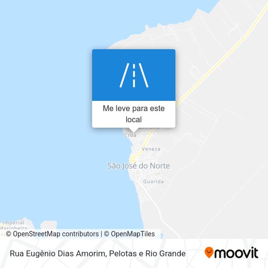 Rua Eugênio Dias Amorim mapa