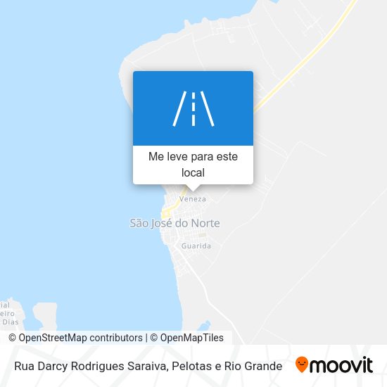 Rua Darcy Rodrigues Saraiva mapa