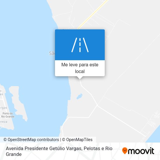 Avenida Presidente Getúlio Vargas mapa