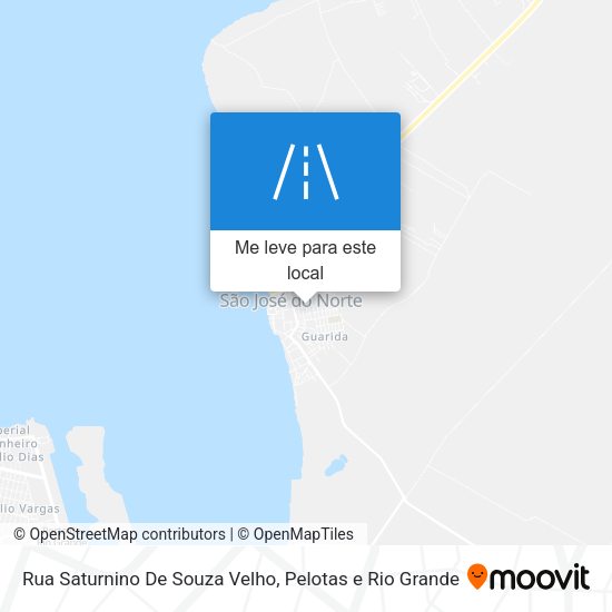 Rua Saturnino De Souza Velho mapa