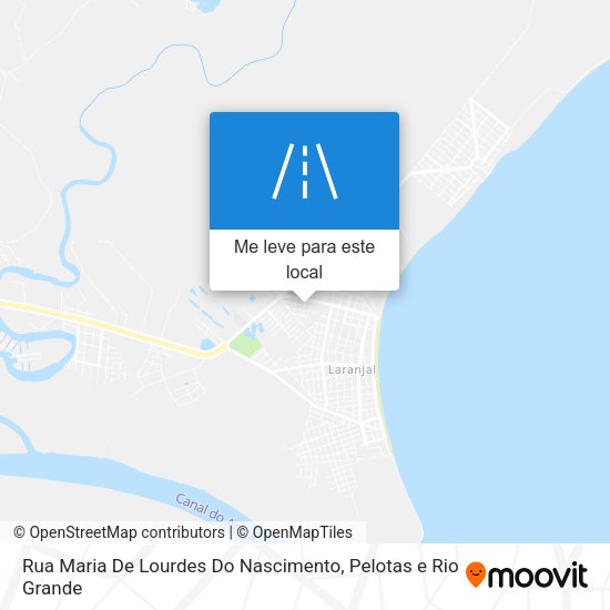 Rua Maria De Lourdes Do Nascimento mapa
