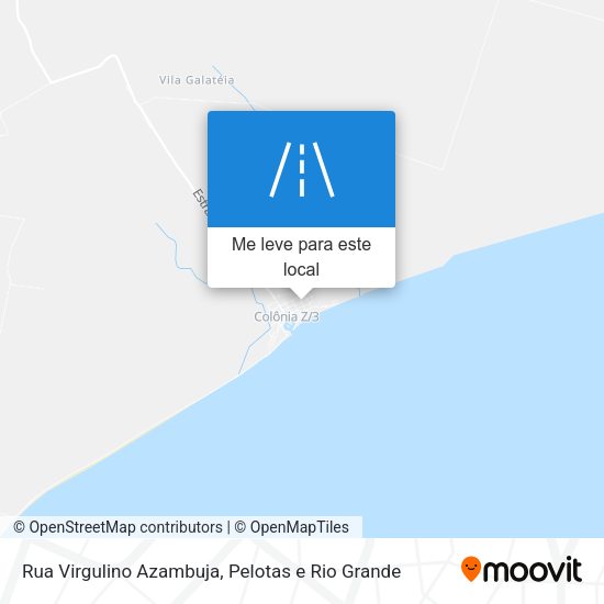 Rua Virgulino Azambuja mapa