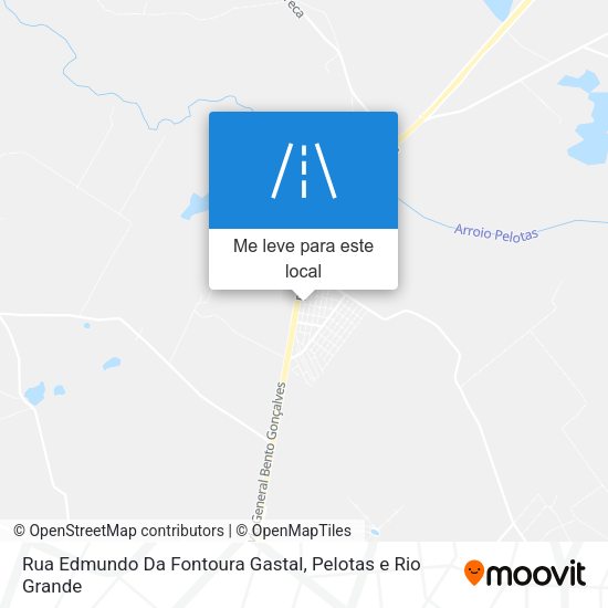 Rua Edmundo Da Fontoura Gastal mapa