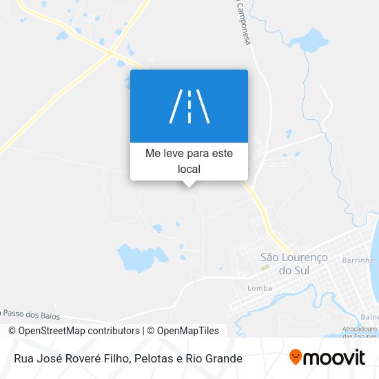 Rua José Roveré Filho mapa