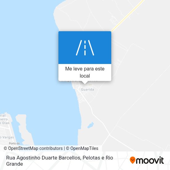 Rua Agostinho Duarte Barcellos mapa