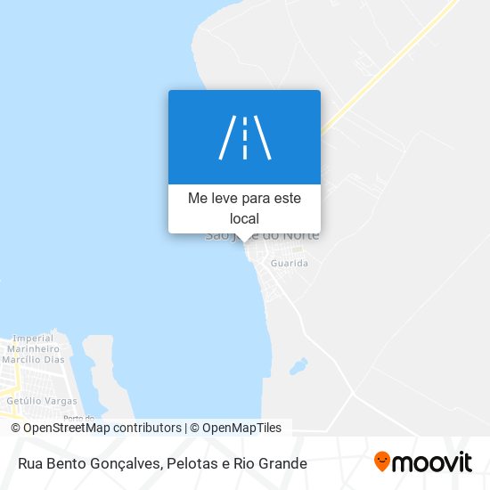 Rua Bento Gonçalves mapa