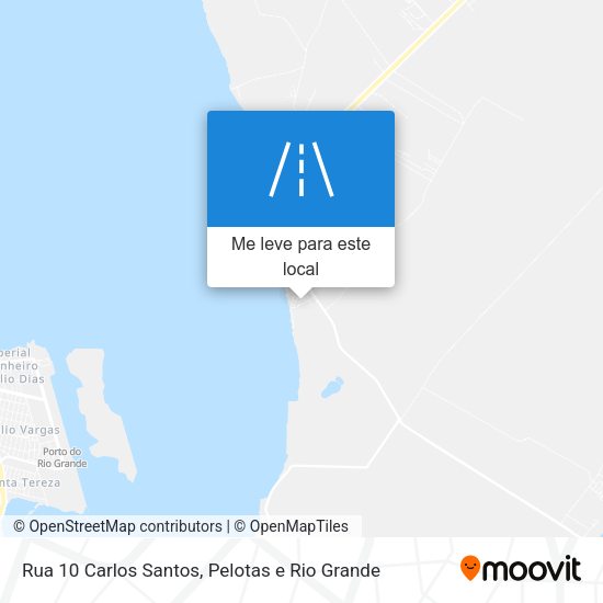Rua 10 Carlos Santos mapa