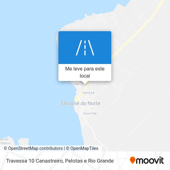 Travessa 10 Canastreiro mapa