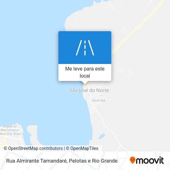 Rua Almirante Tamandaré mapa