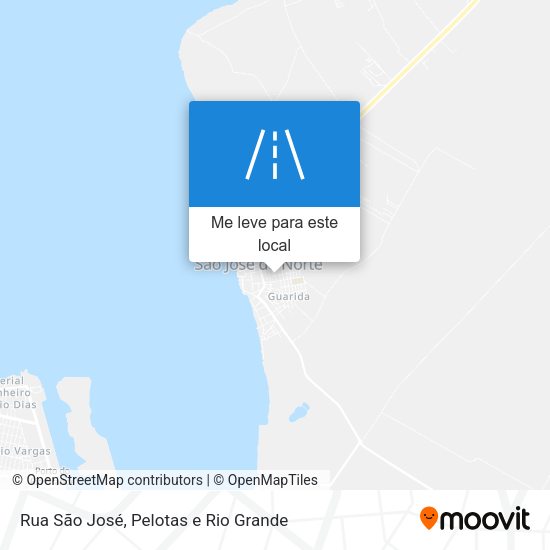 Rua São José mapa
