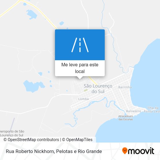 Rua Roberto Nickhorn mapa