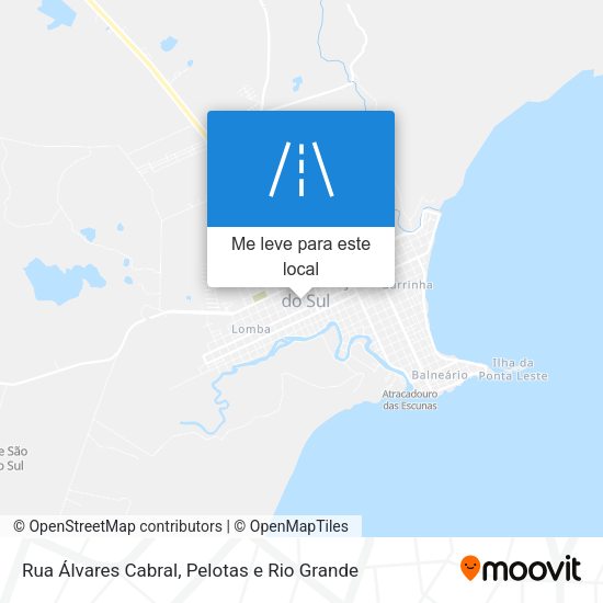Rua Álvares Cabral mapa